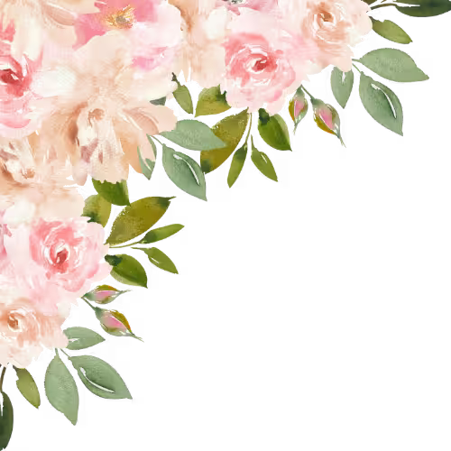 Top left floral design
